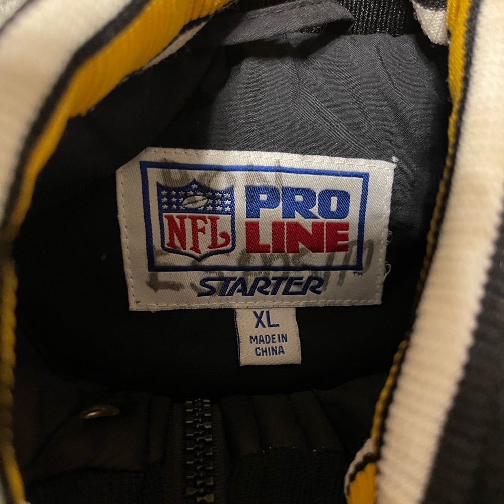 Pittsburg Steeler Youth Starter Jacket - Picture 2 of 3